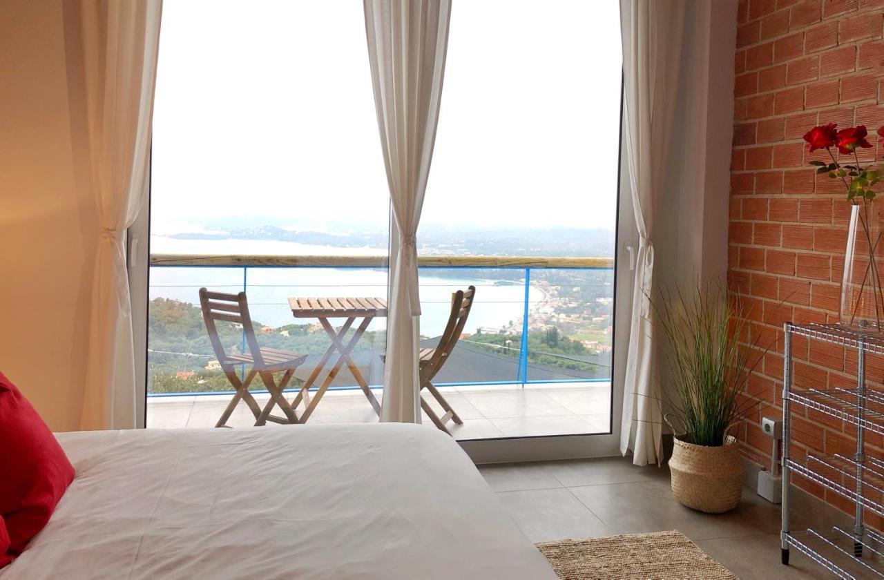House Sienna Of Villa Intaba Best Views Corfiot Riviera Corfu Island Greece Contemporary Design Pool With Spectacular Sea Views Close To Ipsos Beach Pyrgi  외부 사진