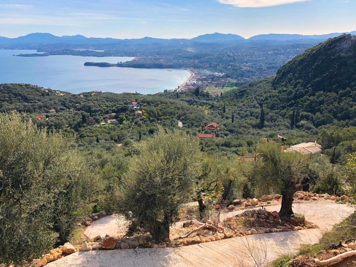 House Sienna Of Villa Intaba Best Views Corfiot Riviera Corfu Island Greece Contemporary Design Pool With Spectacular Sea Views Close To Ipsos Beach Pyrgi  외부 사진