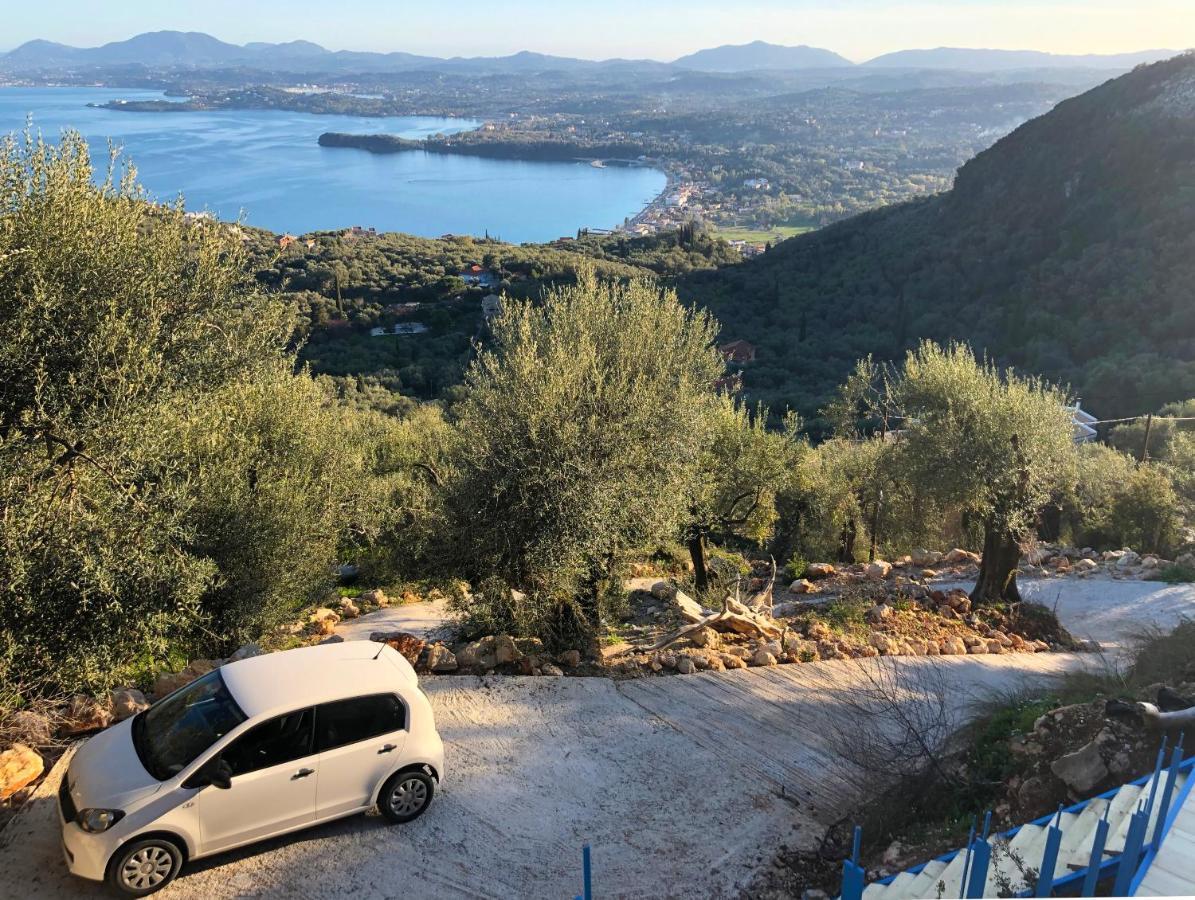 House Sienna Of Villa Intaba Best Views Corfiot Riviera Corfu Island Greece Contemporary Design Pool With Spectacular Sea Views Close To Ipsos Beach Pyrgi  외부 사진