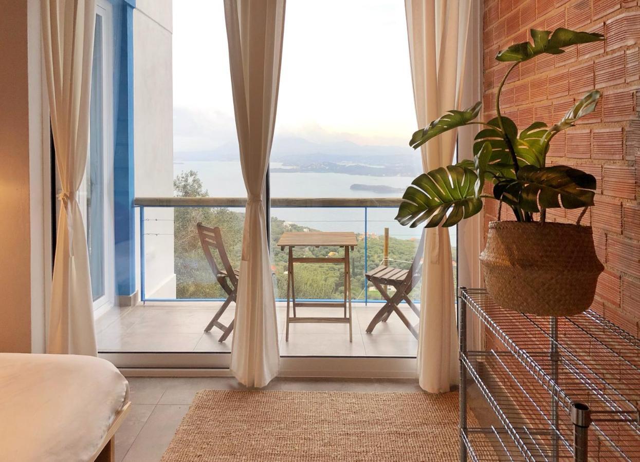 House Sienna Of Villa Intaba Best Views Corfiot Riviera Corfu Island Greece Contemporary Design Pool With Spectacular Sea Views Close To Ipsos Beach Pyrgi  외부 사진