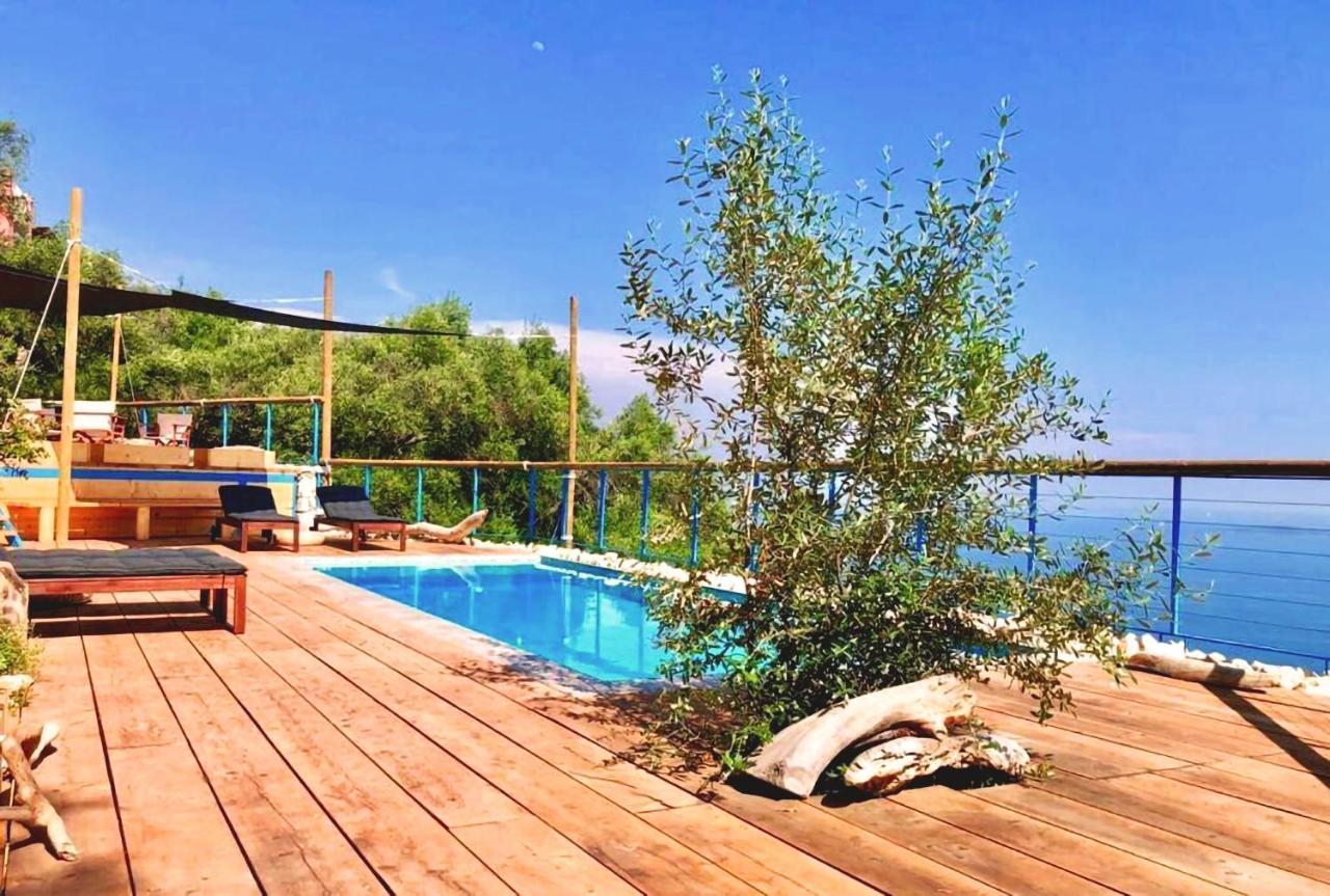 House Sienna Of Villa Intaba Best Views Corfiot Riviera Corfu Island Greece Contemporary Design Pool With Spectacular Sea Views Close To Ipsos Beach Pyrgi  외부 사진